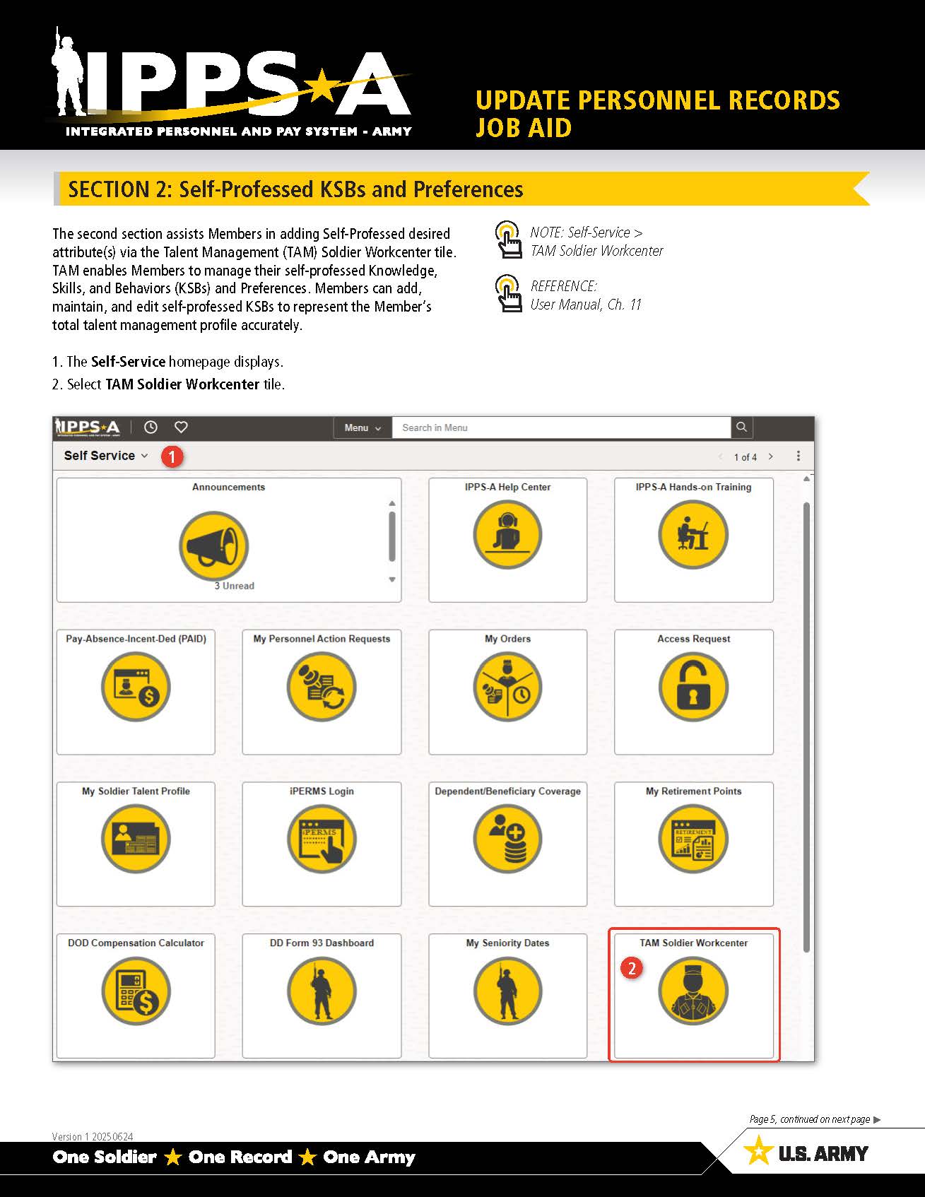 Link to Update Personnel Records Job Aid